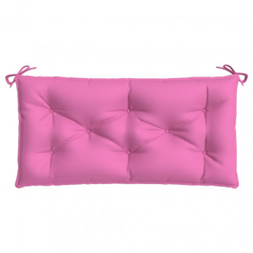 Perne bancă de grădină 2 buc. roz 100x50x7 cm textil - Img 8