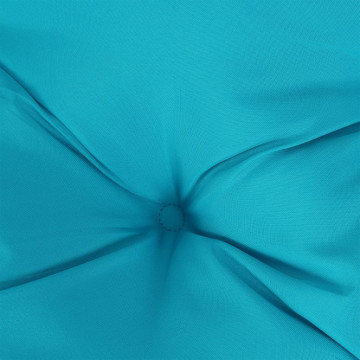 Perne de bancă, 2 buc., turcoaz, 180x50x7 cm, textil - Img 7