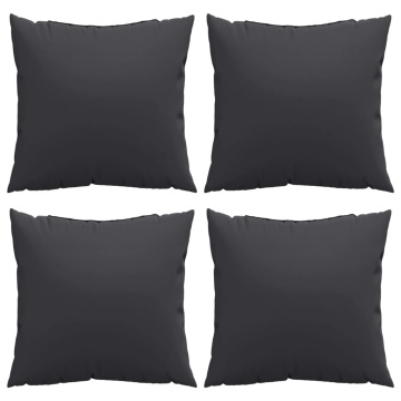 Perne de canapea, 4 buc., negru, 40x40 cm, textil - Img 4