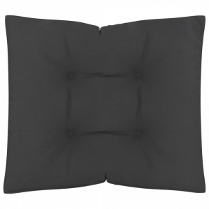 Perne de canapea din paleți, 3 buc., negru, material textil - Img 7