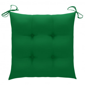 Perne de scaun, 2 buc, verde, 50 x 50 x 7 cm, textil - Img 2