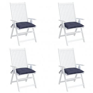 Perne de scaun 4 buc. bleumarin 50x50x7 cm textil oxford - Img 3