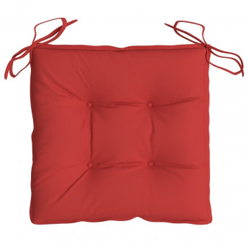 Perne de scaun, 4 buc., roșu, 50x50x7 cm, textil oxford - Img 8