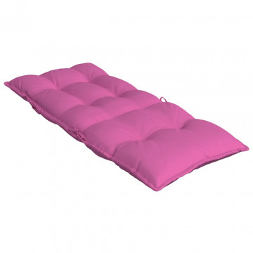 Perne de scaun cu spătar înalt, 4 buc, roz, țesătură Oxford - Img 8