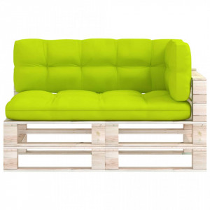 Perne pentru canapea din paleți, 3 buc., verde aprins - Img 3