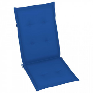 Perne pentru scaun grădină, 4 buc., albastru regal, 120x50x4 cm - Img 2