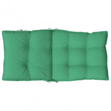 Perne scaun cu spătar mic, 4 buc., verde, textil oxford - Img 5