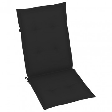 Perne scaun de grădină, 6 buc., negru, 120x50x3 cm - Img 4