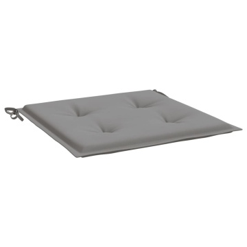 Perne scaune de grădină 4 buc. gri 50x50x3 cm țesătură Oxford - Img 8