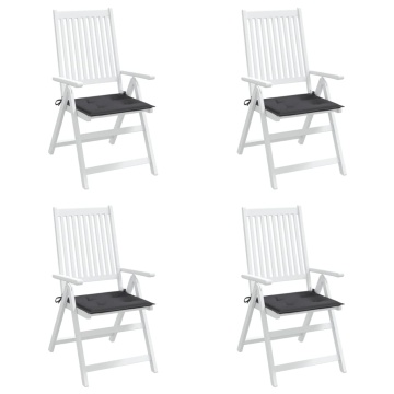Perne scaune grădină 4 buc. antracit 50x50x3 cm țesătură Oxford - Img 4