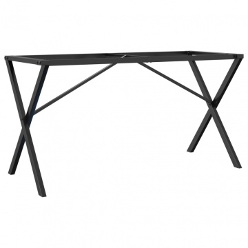 Picioare masă de sufragerie X-Frame 120x60x73 cm Fontă - Img 5