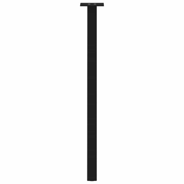 Picioare măsuță de cafea 4 buc Negru 72 cm Oțel - Img 5