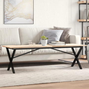 Picioare Măsuță de cafea X-Frame 140x30x43 cm Fontă - Img 1