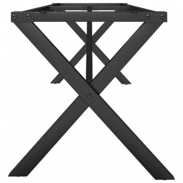 Picioare Măsuță de cafea X-Frame 140x30x43 cm Fontă - Img 8
