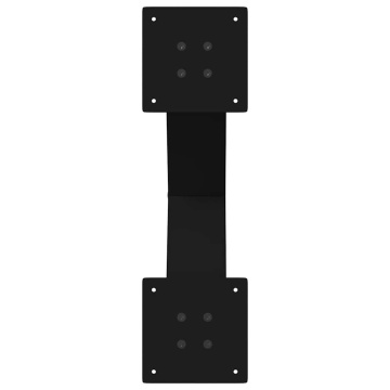 Picioare pentru masă în formă X 2 buc Negru 50x(72-73) cm Oțel - Img 6