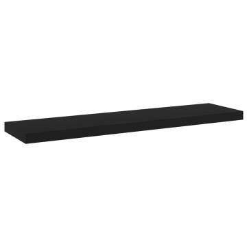 Plăci bibliotecă, 4 buc., negru, 40 x 10 x 1,5 cm, PAL - Img 2