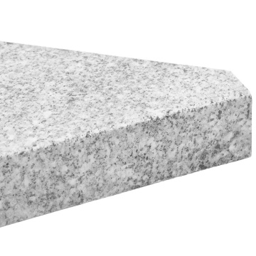 Plăci de greutate umbrelă, 4 buc., gri, 14 kg, granit, triunghi - Img 6