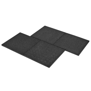 Plăci de protecție la cădere 18 buc. negru 50x50x3 cm cauciuc - Img 5