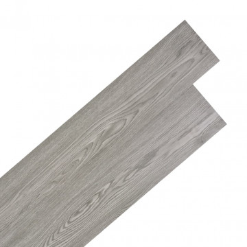 Plăci pardoseală autoadezive, gri închis, 5,21 m², 2 mm, PVC - Img 2