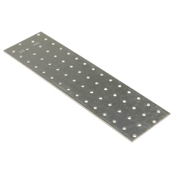 Plăci perforate, 20 buc., 2 mm, 300x80 mm, oțel galvanizat - Img 2