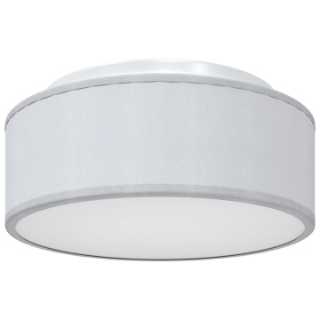 Plafonieră Gri Ø 30 cm Țesătură E27 - Img 2