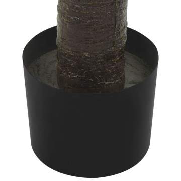 Plantă artificială palmier phoenix cu ghiveci, verde, 305 cm - Img 6
