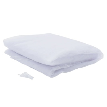 Plasa de tantari pentru pat 220 ochiuri alb 56x56x220 cm - Img 6
