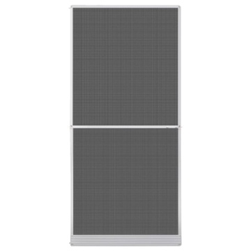 Plasă insecte cu balamale pentru uși, alb, 100 x 215 cm - Img 2