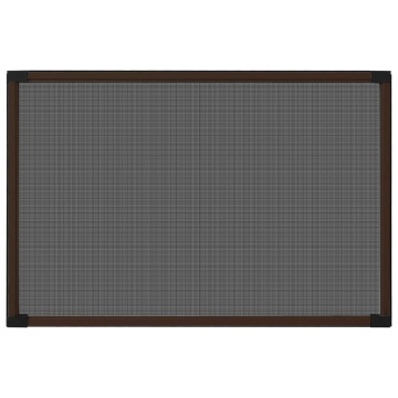 Plasă insecte extensibilă pentru ferestre maro (100-193)x75 cm - Img 4