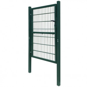 Poartă 2D pentru gard (simplă) 106 x 190 cm, verde - Img 2