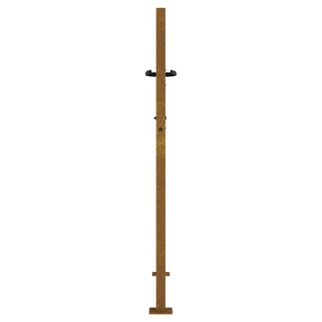 Poartă pentru grădină, 105x155 cm, oțel corten - Img 8
