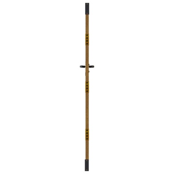 Poartă pentru grădină, 85x175 cm, oțel corten, model bambus - Img 8