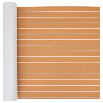 Podea autocolantă maro și alb 240 x 90 cm EVA Foam - Img 2