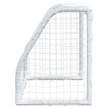 Porți de fotbal de copii 2 buc., cu minge alb 64x35x48 cm metal - Img 5
