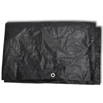Prelată mobilier exterior din poliratan cu 10 inele 260 x 260 x 90 cm - Img 9