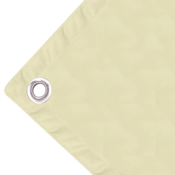 Prelată pentru balcon, material textil oxford, 90x400 cm, crem - Img 3