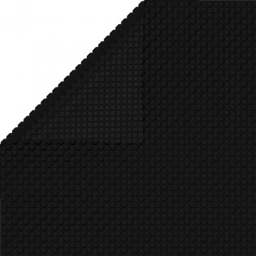 Prelată piscină, negru, 1000 x 600 cm, PE, dreptunghiular - Img 3