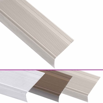 Profile trepte în formă de L, 15 buc. șampanie 100 cm aluminiu - Img 2