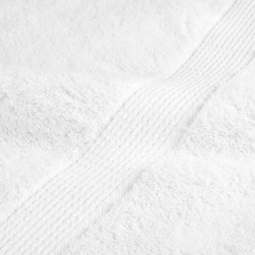 Prosoape de duș premium 25 buc alb 70x140cm 600 gsm 100% bumbac - Img 6