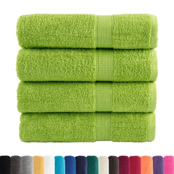 Prosoape de mâini premium SOLUND 4 buc. verde 50x100cm 600 gsm - Img 2