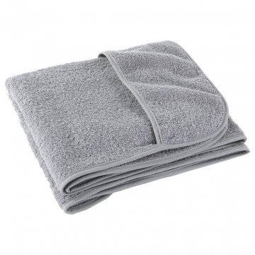 Prosoape de plajă, 2 buc., gri, 75x200 cm, textil 400 GSM - Img 8