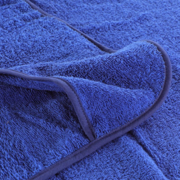 Prosoape de plajă, 4 buc., albastru, 60x135 cm, textil 400 GSM - Img 5