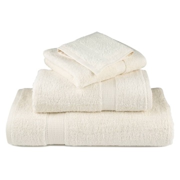 Prosoape mâini premium SOLUND 10 buc crem 30x30 cm 600 gsm - Img 4
