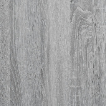 Raft brutărie, gri sonoma, 90x40x84 cm, lemn prelucrat/metal - Img 7