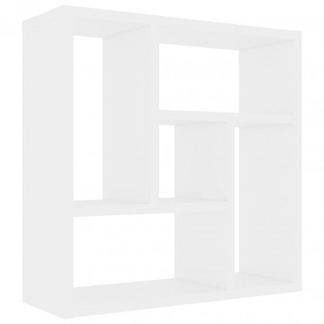 Raft de perete, alb, 45,1 x 16 x 45,1 cm, PAL - Img 2