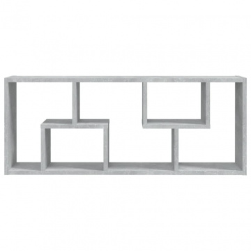 Raft de perete, gri beton, 36x16x90 cm, PAL - Img 5