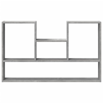 Raft de perete, gri beton, 99x15x60 cm, lemn prelucrat - Img 4