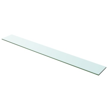 Raft din sticlă transparentă, 100 x 12 cm - Img 1