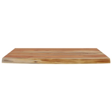 Raft perete 60x40x2,5 cm dreptunghiular lemn acacia margine vie - Img 4