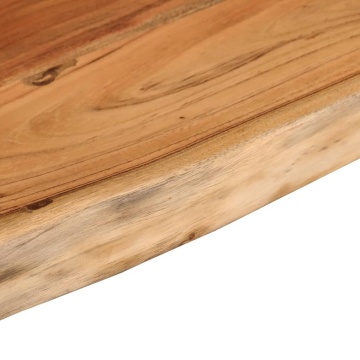 Raft perete 70x30x2,5 cm dreptunghiular lemn acacia margine vie - Img 5